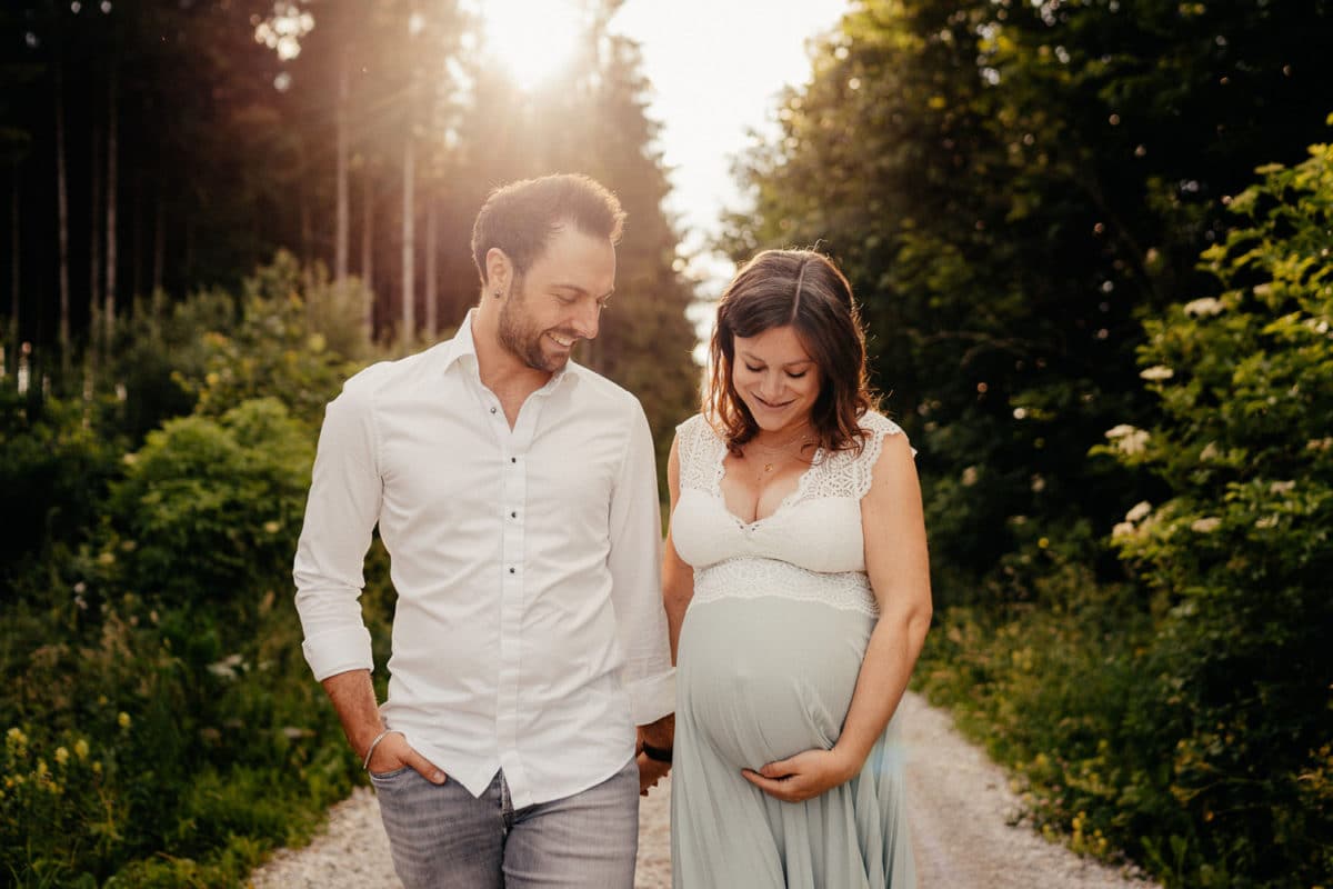 Babybauch Shooting Babybauchfotos Outdoor München Baby